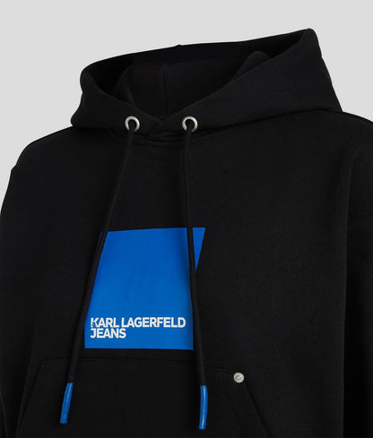 Karl Lagerfeld BOX LOGO HOODIE Black