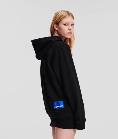 Karl Lagerfeld BOX LOGO HOODIE Black