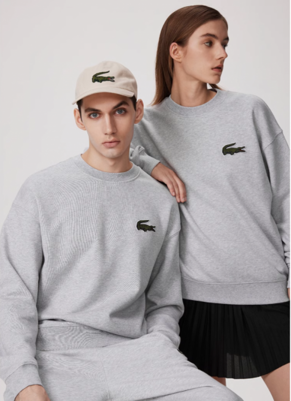 LACOSTE SWEATSHIRT GREY UNISEX