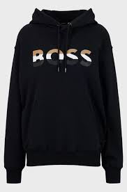 BOSS - Unisex relaxed-fit hoodie in organic cotton‏