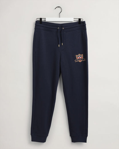 Gant Banner Shield Sweat Pants Evening Blue