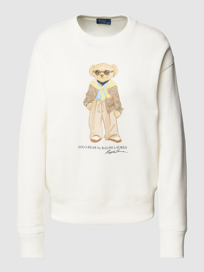 Polo Ralph Lauren
Sweatshirt mit Motiv-Print Modell 'BEAR' in hellgelb