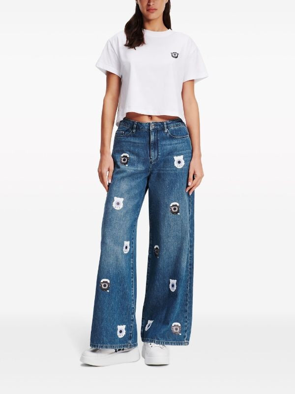 Karl Lagerfeld Jeans
x Darcel Disappoints graphic-print jeans