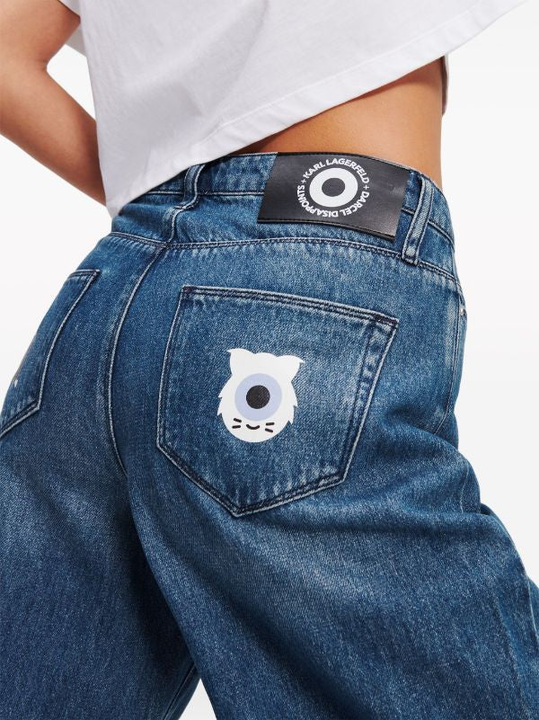 Karl Lagerfeld Jeans
x Darcel Disappoints graphic-print jeans