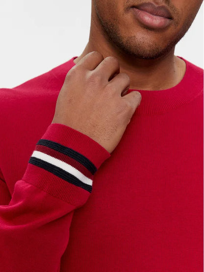 Tommy Hilfiger
Pullover Global Stripe Crew Nk MW0MW33502 Rot Regular Fit