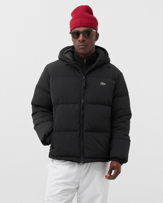 LACOSTE LIGHTWEIGHT WATER-RESISTANT PUFFER JACKET