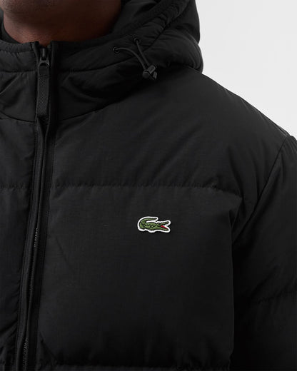 LACOSTE LIGHTWEIGHT WATER-RESISTANT PUFFER JACKET