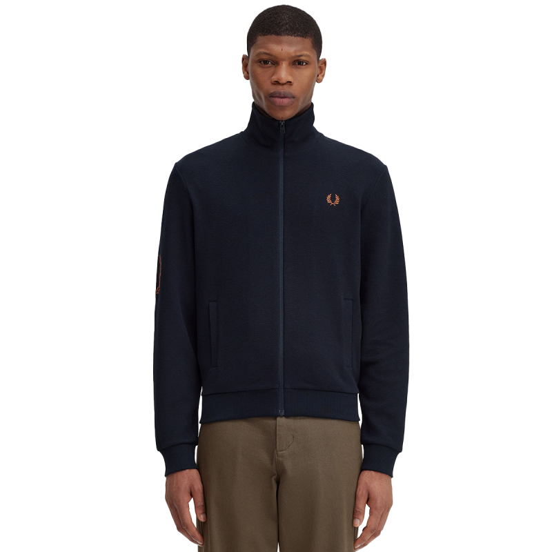 Fred Perry - Laurel Wreath Sleeve Track Jacket J6553 navy 608