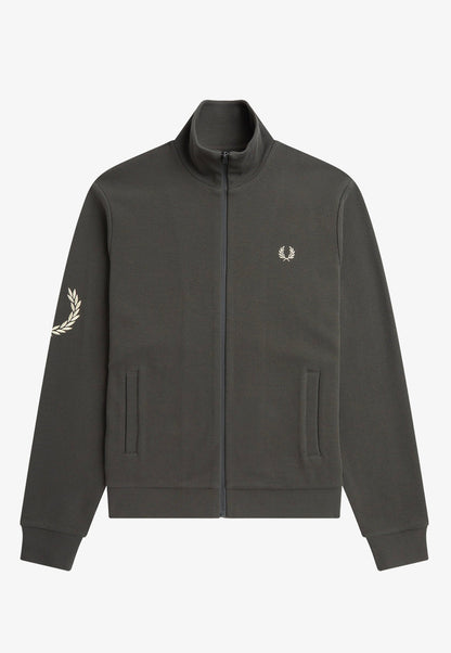 Fred Perry - Laurel Wreath Sleeve Track Jacket J6553 Grey 608