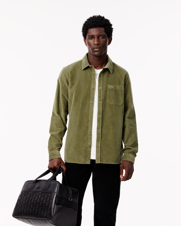 Lacoste MEN'S REGULAR FIT VELOUR SHIRT