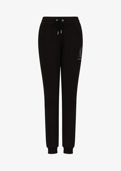 Armani Exchange Studs Sweatshirt/Pants Set For Women Black