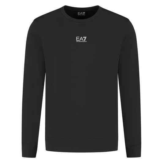 EA7 CORE IDENTITY COTTON CREW-NECK SWEATSHIRT