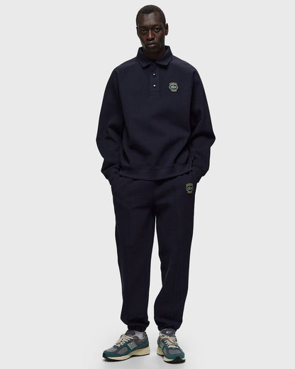 Lacoste logo-patch piqué-weave trousers