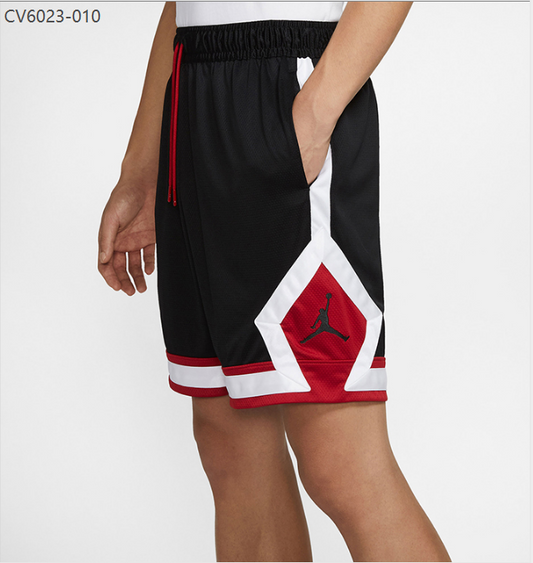 Jordan Dri-FIT Sport Men's Diamond Shorts Red and Black