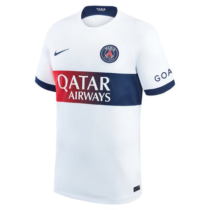 Paris Saint-Germain Nike Away Stadium Shirt 2023-24 with Mbappé 7 printing